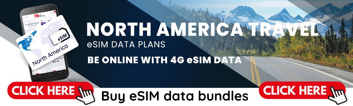 North America eSIM data plans
