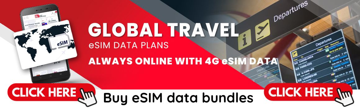 Regional eSIM data plans