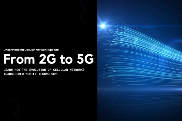 2G, 3G $G LTE and 5G speed