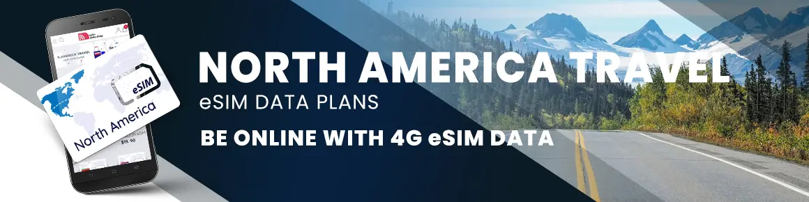 eSim data plans for North America