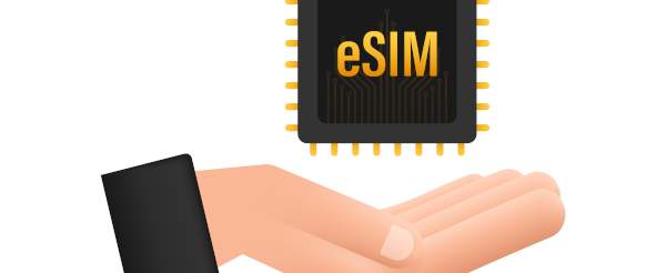 esim in hand