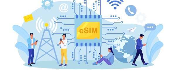 simultaneously use two eSIMs